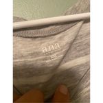 a.n.a  Striped Short Sleeve Scoop Neck Pocket T-shirt Size XXL Photo 3