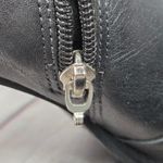 Lane Bryant  Black Leather Ankle Boots Block Heel Buckle Side Zip Womens Size 10W Photo 8