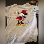 Disney Ladies Character Minnie MouseSweatshirt with Chenille Patch size M Photo 8
