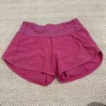 Lululemon  Pink Speed Up Shorts Sonic Photo 0