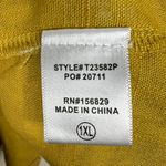 White Birch Sleeveless Blouse Womens 1X Yellow Tiered Lace Cottagecore Prairie Photo 6