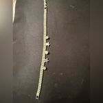 Silver plated Star and Circle Rhinestone Bracelet Photo 0