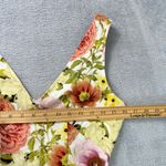 Paper Heart  Floral Maxi Dress Womens XS Linen Blend Sleeveless V Neck‎ Summer Photo 8