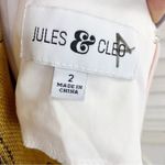 Jules‎ & Cleo Iridescent Sequin Mermaid Sheath Maxi Dress White Juniors 2 Photo 12