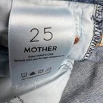 MOTHER Insider Crop Step Fray Jeans Not Rough Enough Wash Stretch Denim Size 25 Blue Photo 3