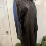 Bettini Rizzi Brown Soft Long Leather Minimalist Jacket Small Médium Photo 5