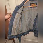 Dear John Vintage  Distressed Denim Jacket Women's Medium Iris Wash Photo 3