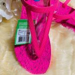 Sanuk NWT  Sandals Womens US 10 Pink Geometric Adjustable Mila Modern Summer Photo 1