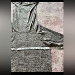 Athleta Women’s Blissful Cowl neck Hoodie Drawstring Waist Heather Grey Size S Photo 6