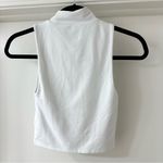 Babaton Aritzia  White Contour Mock
Neck Tank Top, Size XS Photo 4