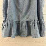 Madewell NWT Denim Ruffle Strap Cami Tank Top Size 6 Photo 4