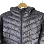 Aerie OFFLINE by Leopard Print Quilted Packable Puffer Jacket Womens XS Brown Photo 2