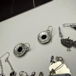 Dangle Drop Pierced Earrings Lot Of 4 Silver Tone Dragonfly Hummingbird Etc Photo 6