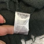 Minnie Rose  Distressed Cashmere V Neck Sweater Green Photo 6