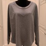 Eddie Bauer  Women’s Sleepwear Charcoal Gray Pajama PJ Sweatshirt Top L Photo 0