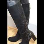 *Nancy Li Black Suede Boots (included in sale) Size 7 Photo 7
