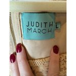 Judith March  Shirt Women Large Beige Lace Embroidered Bell Sleeve Tunic Boho Photo 6