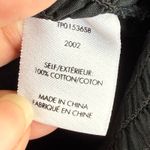 Derek Lam  10 Crosby Mini Dress Size‎ 6 Black Long Sleeve Smocked Ruffle Cotton Photo 6