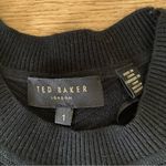 Ted Baker  - Izitaa Oracle Long Sleeve Pleat Skirt Dress In Black Photo 4