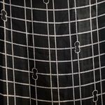 Womens 100% Silk Scarf Black White Rope Print Nautical 72” L X 36” W 72x36 NWT Photo 1