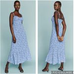 Reformation  Enya Floral Maxi Dress Clio‎ Blue 18 Photo 2
