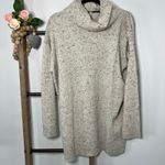 Athleta Bayshore Long Sleeve Cowl Turtleneck Wool Cashmere Sweater Size Medium Photo 1