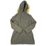 Levi's Levi’s - Fur Trim Hooded Parka Coat in Green & Tan Photo 2