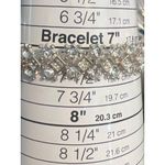 Vintage Elegant Crystal Silver Tone Bracelet Wedding Prom Pageant Adj 7.25+2.5" Photo 3