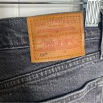 Levi's Levi’s 501 premium studded black cropped‎ jeans size 31 straight leg grunge rock Photo 8