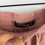 Stitch Star Ankle Pants Womens S Pink Stretch High Rise Tapered Leg Athletic Photo 4