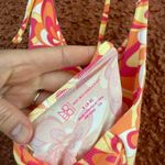 No Boundaries  Junior Size Small Pink Orange Yellow Beaded Halter Mini Dress Photo 4