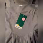 Halara  Adjustable Strap Button Waffle Casual Jogger Dungarees Mink Ash Medium Photo 4