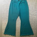 Davi & Dani  Teal Accordian Pants Size 2X (lots of stretch) Photo 1