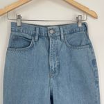 frame denim  FRAME Women's Blue 5-Pockets High 'N' Tight Straight Leg Denim Jeans Size 24 Photo 6