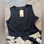 BTFBM 2025 floral white ruffle black and Cream Floral Maxi Dress Size M Photo 11