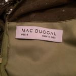 Mac Duggal  5124 Green Beaded Long Sleeve Evening Gown Size 6 Photo 13