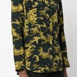 Equipment Scarab Camo Green Multi Slim Signature Silk Shirt Photo 1