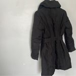 Kenneth Cole Reaction Puffer Tie Waist Winter Coat Jacket Small Black Photo 5