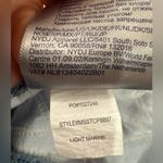 NYDJ Brigitte Stripe High Waist Wide Leg Capri Jeans. Light Marine Size 0 Photo 9