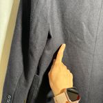 VTG Jean Claude Paris Womens Long Wool Long Coat Navy Blue Double Breasted M Size M Photo 5