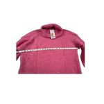 Pretty garden Pink Tunic Turtle Neck Long Sleeve Knit Sweater Dress Women's Sz M Photo 4