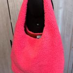 Handmade Hot Pink Sherpa Tote Bag Photo 5