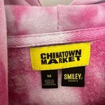 Chinatown Market Women’s Medium Pink Tie Dye Hoodie Sweatshirt Photo 2