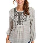 Lucky Brand Lilah Mirror Embroidered Tunic Photo 2