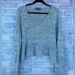 Wooden Ships wooden ship v neck drop shoulder mint color sweater S/M Photo 0