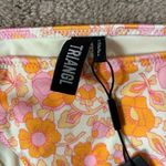 NWT Triangl Rhian Neon Pop Floral Bikini Set in Orange and Pink Size XS Photo 3