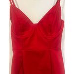 Princess Polly  Red Bustier spaghetti Strap Dress Size 6 Photo 2
