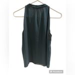 Tory Burch  Ruffle Button Up Sleeveless Blouse Photo 1