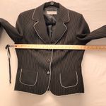 Tahari Arthur S Levine Blazer Trouser Pants Suit 8 Petite Formal Office Career Black Size 8P Photo 11