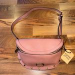 FRYE AND CO Blake Belt Bag Pink Leather Studded Zippered NEW cross body gift Photo 0